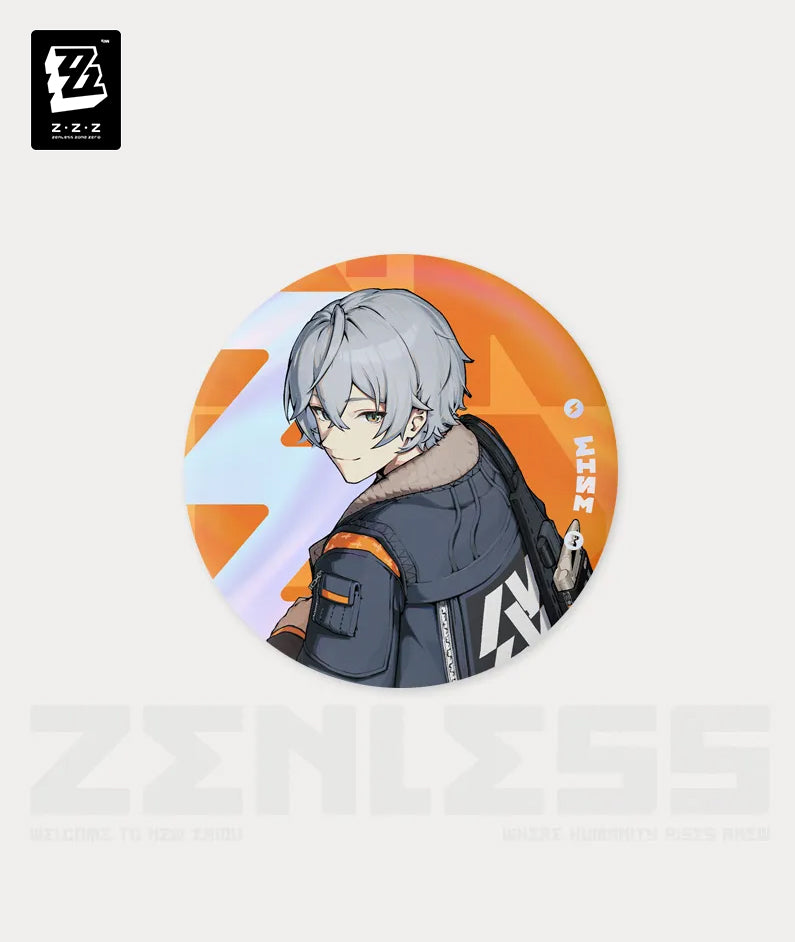 Zenless Zone Zero Temporal Frequencies Series Tinplate Badge