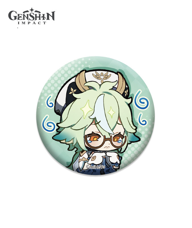 [Official Merchandise] Genshin Impact Theme Chibi Expression Sticker Badges