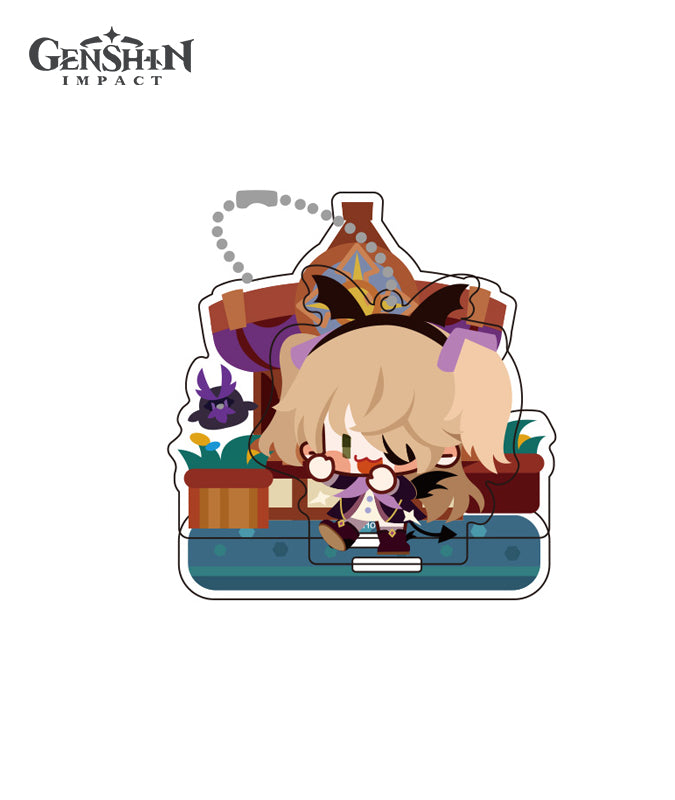 [Official Merchandise] Genshin Impact Halloween Trick Party Series:  Stand, Pin Badge, and Puzzle
