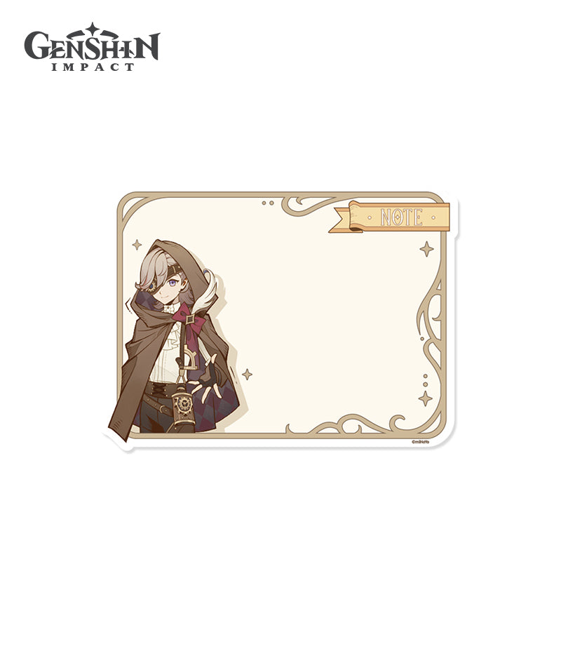 [Official Merchandise] Genshin Impact Clorinde Shadow Hunting Merch: Badge, Stand, Fridge Magnet