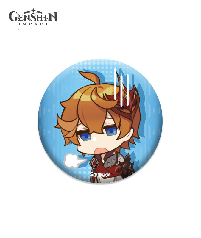 Genshin Impact Theme Chibi Expression Sticker Badges