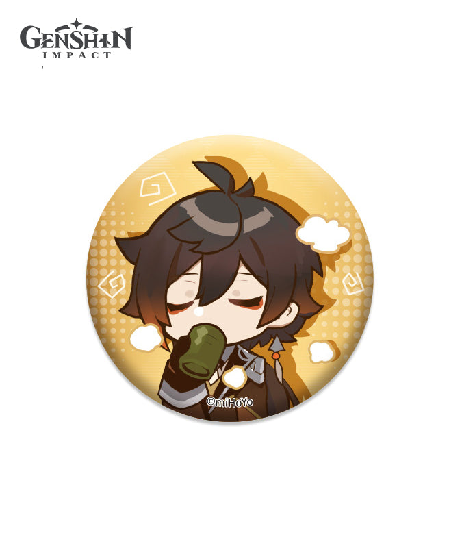Genshin Impact Theme Chibi Expression Sticker Badges