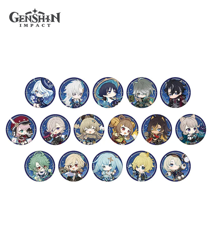 Genshin Impact Starlit Letter Series Character Badges