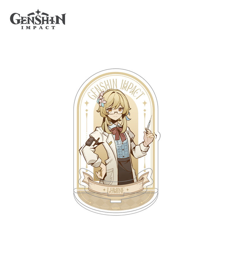 [Official Merchandise] Genshin Impact Clorinde Shadow Hunting Merch: Badge, Stand, Fridge Magnet