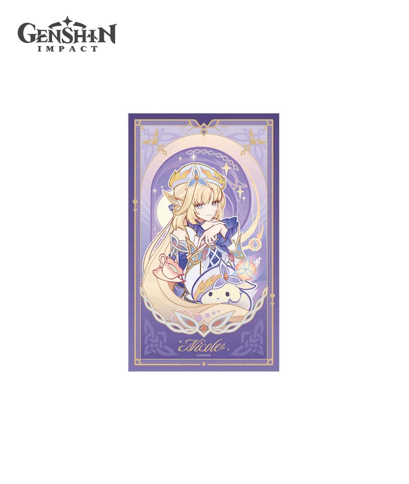 [Official Merch] Genshin Impact Nicole An Angel's Duties Prismatic Card Set