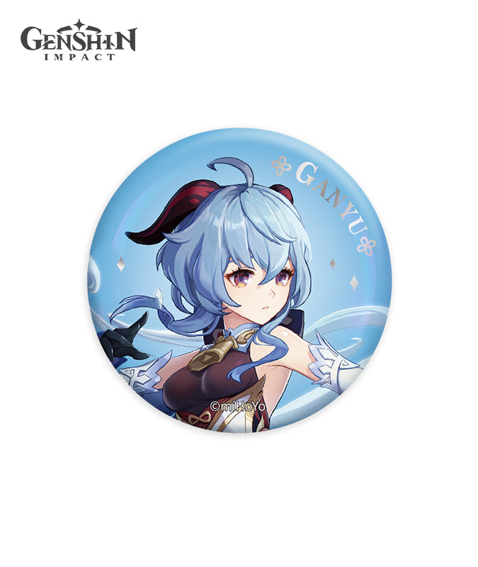 [Official Merchandise] Genshin Impact Character Art Glitter Badges