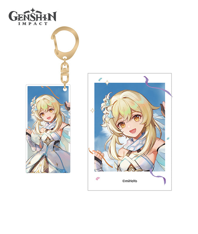 [Official Merchandise] Genshin FES2023 Series: Acrylic Keychain Charm & Polaroid Set