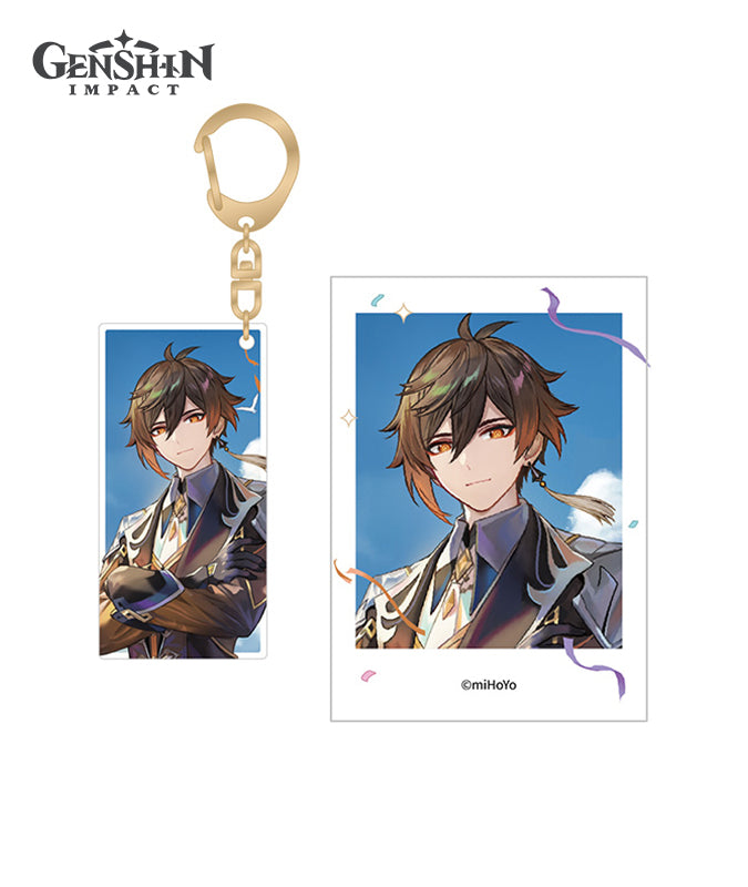 [Official Merchandise] Genshin FES2023 Series: Acrylic Keychain Charm & Polaroid Set
