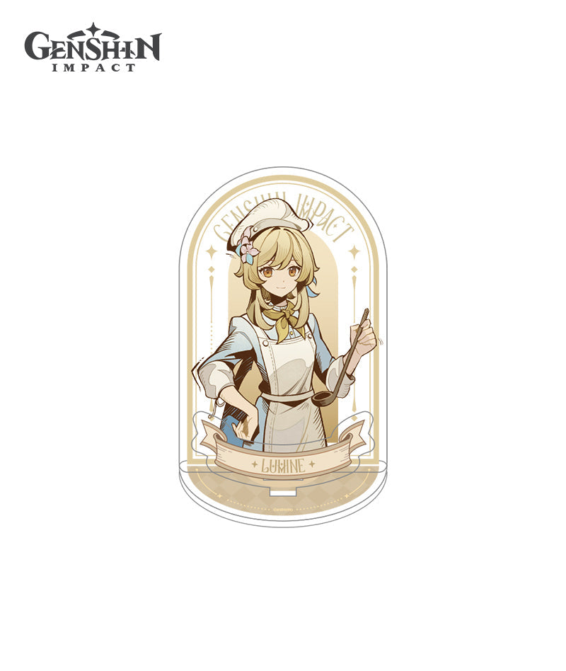 [Official Merchandise] Genshin Impact Clorinde Shadow Hunting Merch: Badge, Stand, Fridge Magnet