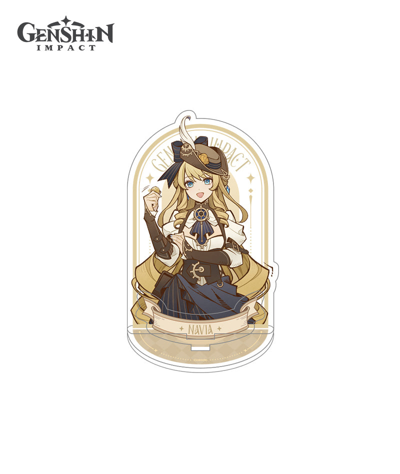 [Official Merchandise] Genshin Impact Clorinde Shadow Hunting Merch: Badge, Stand, Fridge Magnet