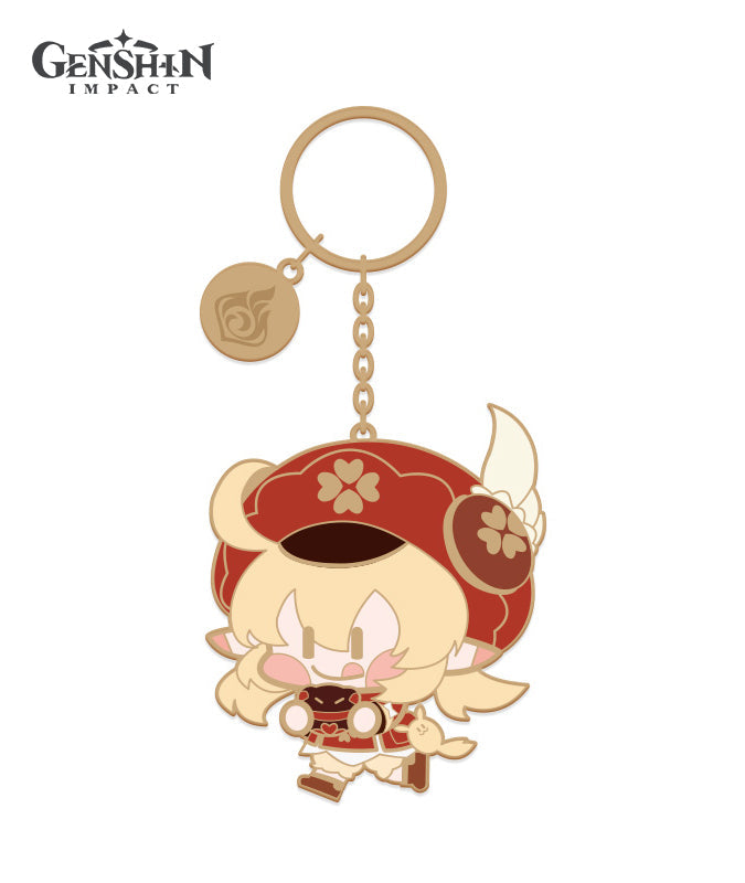 Chibi Character Metal Keychain Accessories