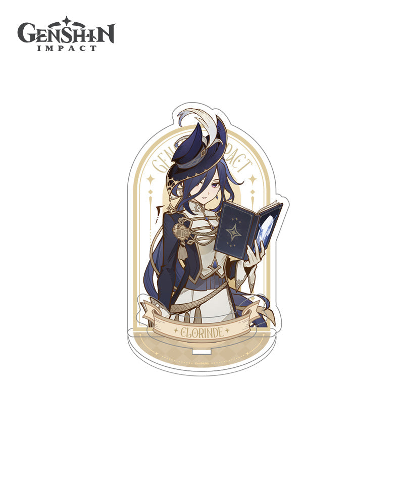 [Official Merchandise] Genshin Impact Clorinde Shadow Hunting Merch: Badge, Stand, Fridge Magnet