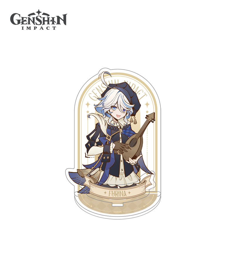[Official Merchandise] Genshin Impact Clorinde Shadow Hunting Merch: Badge, Stand, Fridge Magnet