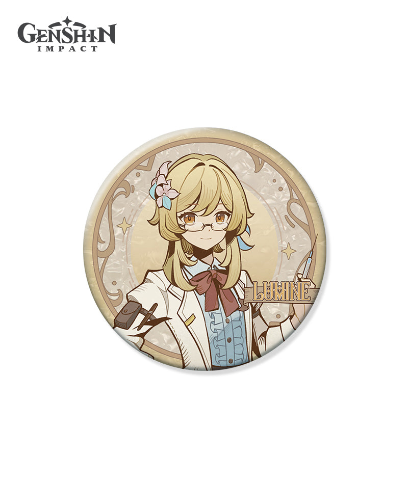 [Official Merchandise] Genshin Impact Clorinde Shadow Hunting Merch: Badge, Stand, Fridge Magnet