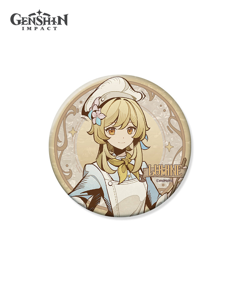 [Official Merchandise] Genshin Impact Clorinde Shadow Hunting Merch: Badge, Stand, Fridge Magnet