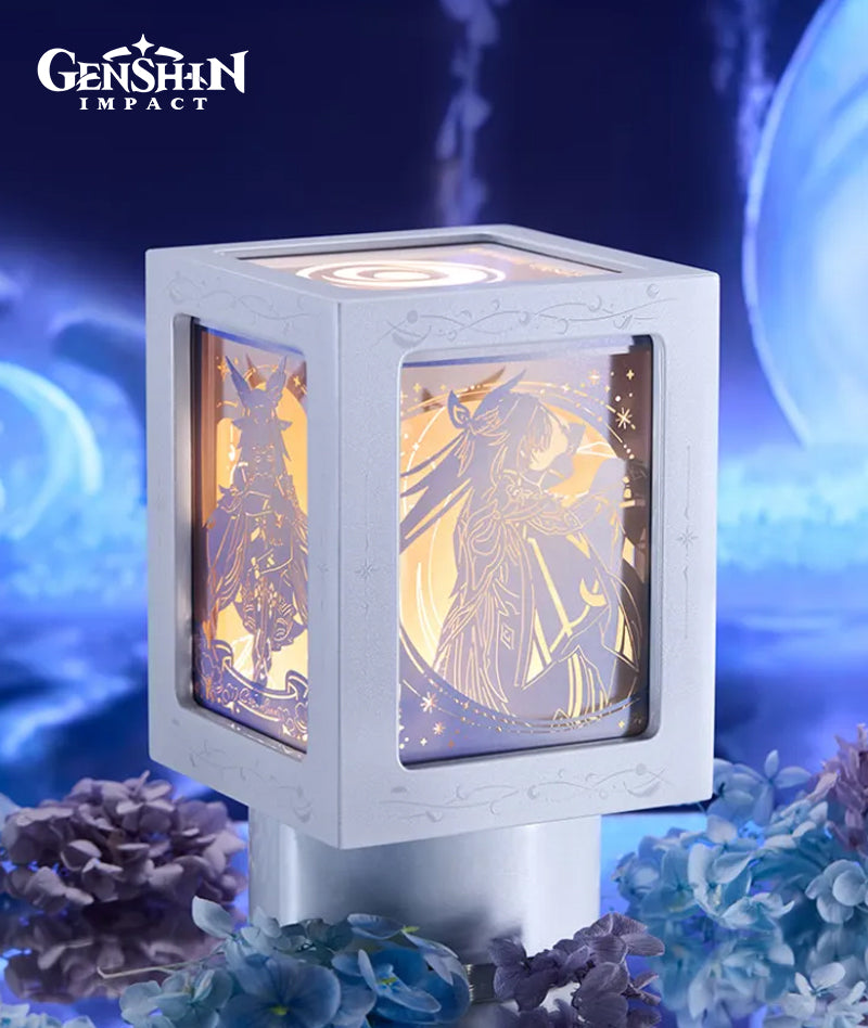 [Official Merch] Columbina Rotating Paper Carving Night Light Music Box Gift Set