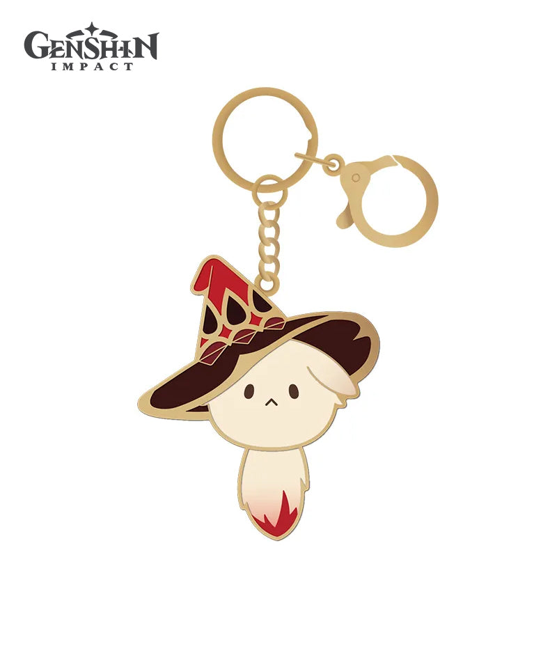 Genshin Impact Tea Party Companion Dodoco Metal Keychain
