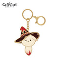Genshin Impact Tea Party Companion Dodoco Metal Keychain