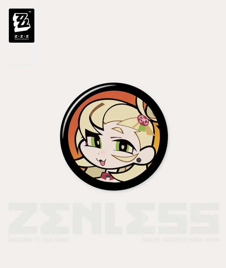 [Official Merchandise] Zenless Zone Zero Excellent Affinity Agent Avatar Mini Badge Blind Box Vol. 1