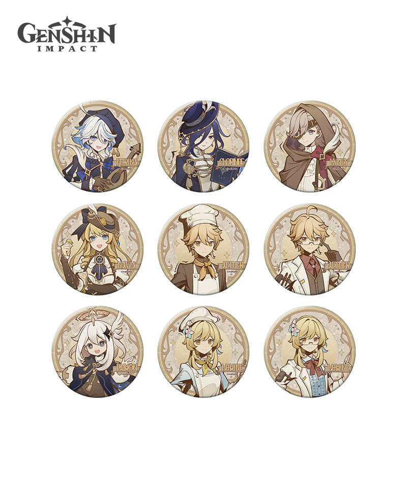 [Official Merchandise] Genshin Impact Clorinde Shadow Hunting Merch: Badge, Stand, Fridge Magnet