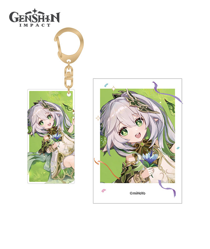 [Official Merchandise] Genshin FES2023 Series: Acrylic Keychain Charm & Polaroid Set