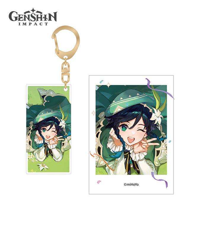 [Official Merchandise] Genshin FES2023 Series: Acrylic Keychain Charm & Polaroid Set