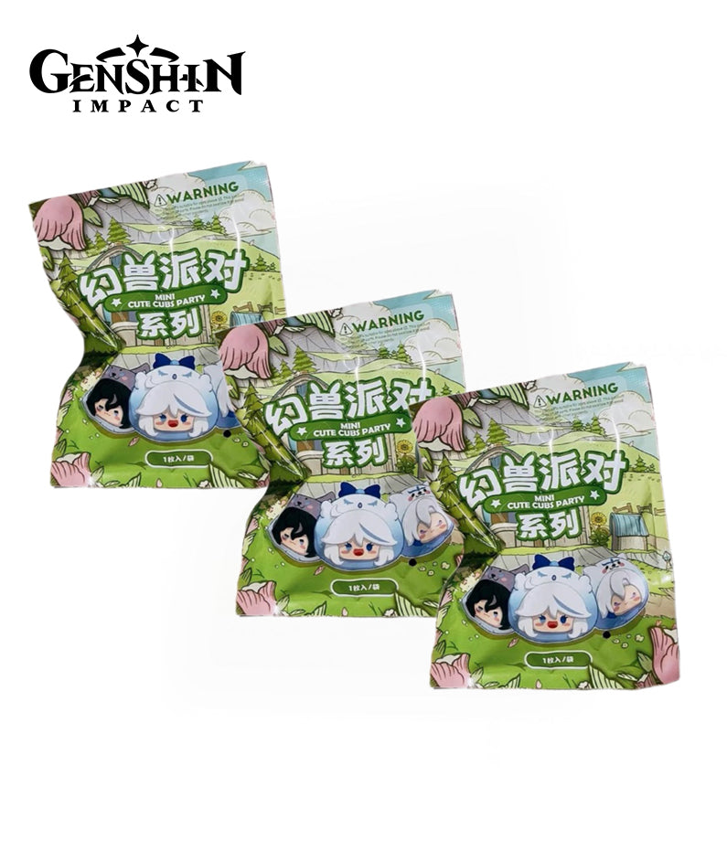 Genshin Impact Mini Cute Cubs Party Figure Blind Box