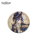 Genshin Impact Clorinde Shadow Hunting Merch: Badge, Stand, Fridge Magnet