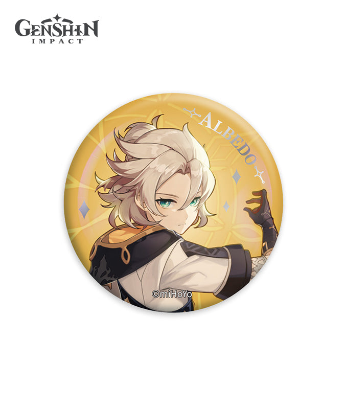 [Official Merchandise] Genshin Impact Character Art Glitter Badges