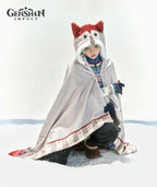 [Official Merch] Genshin Impact Alyosha Impression Hooded Shawl Blanket & Gloves