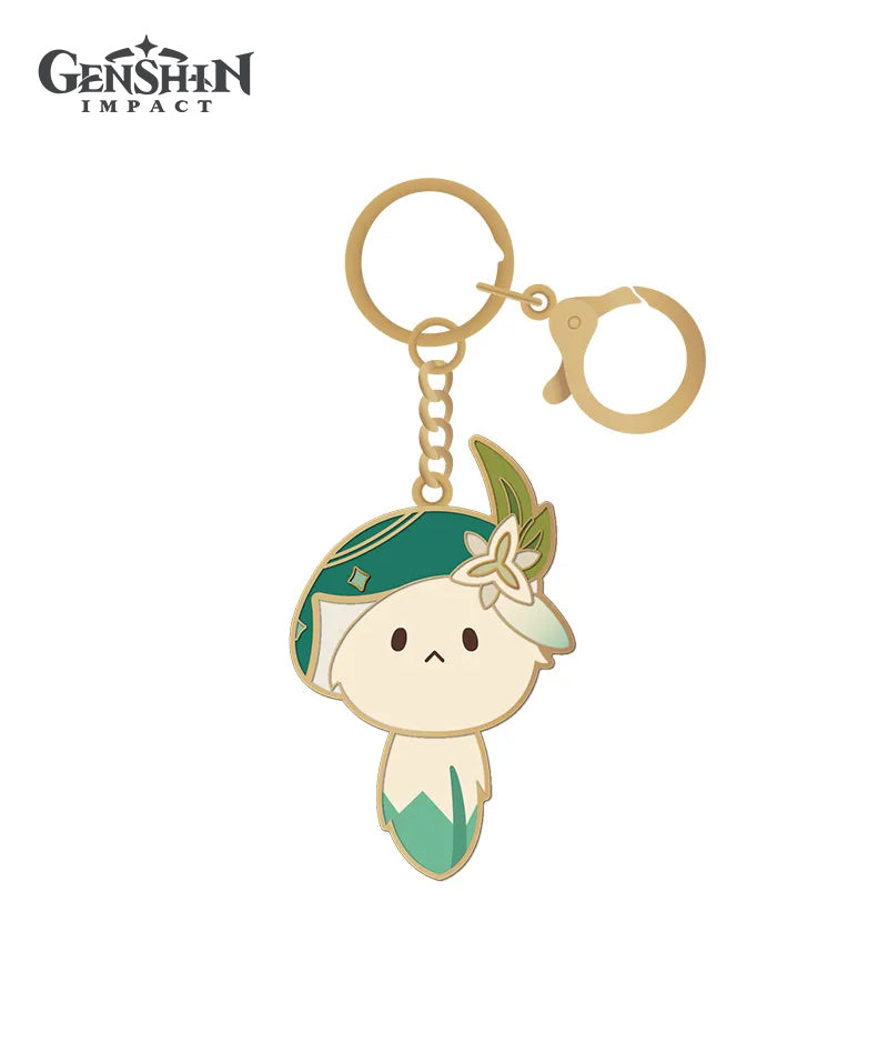 [Official Merch] Genshin Impact Tea Party Companion Dodoco Metal Keychain