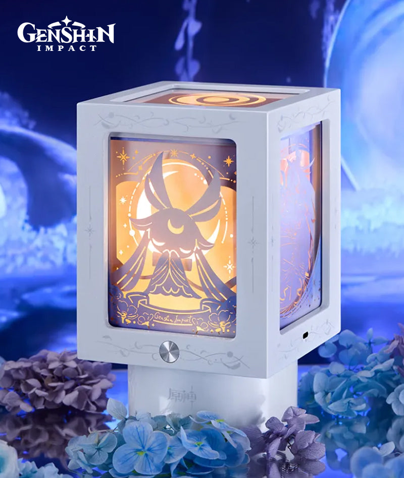 [Official Merch] Columbina Rotating Paper Carving Night Light Music Box Gift Set