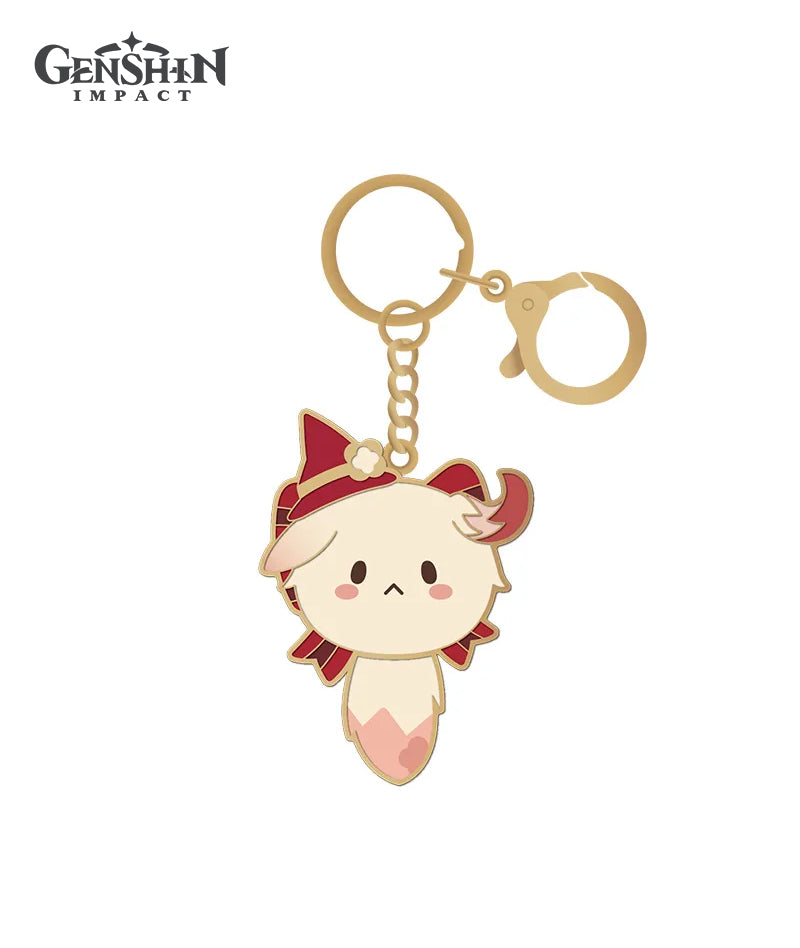 [Official Merch] Genshin Impact Tea Party Companion Dodoco Metal Keychain