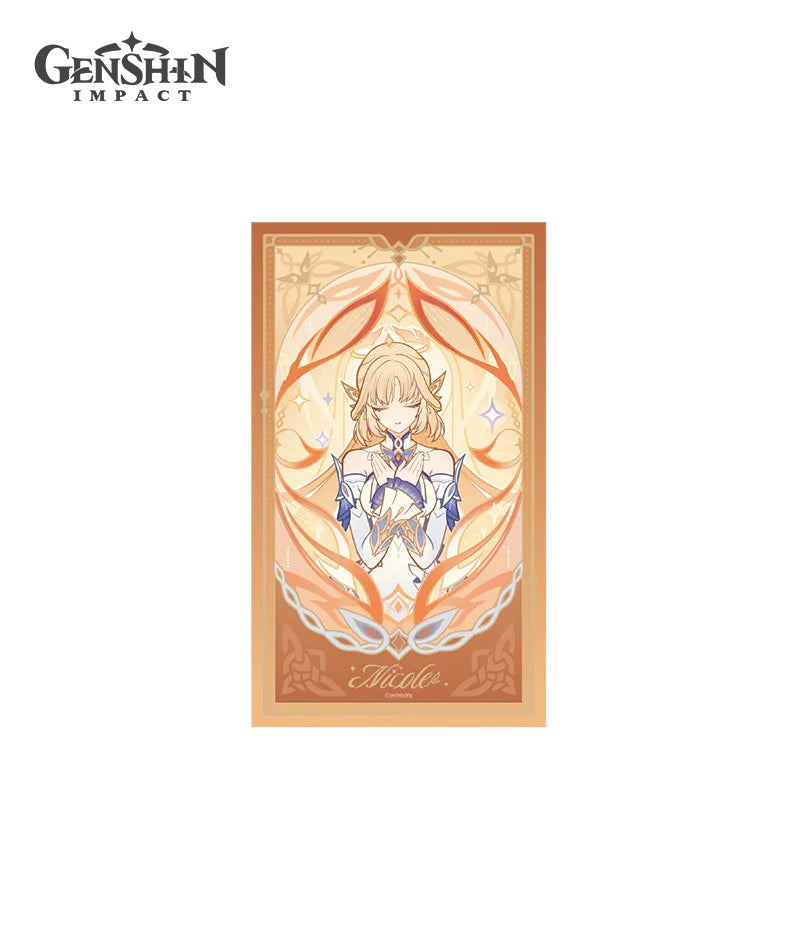 [Official Merch] Genshin Impact Nicole An Angel's Duties Prismatic Card Set