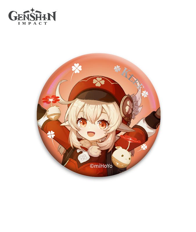 [Official Merchandise] Genshin Impact Character Art Glitter Badges