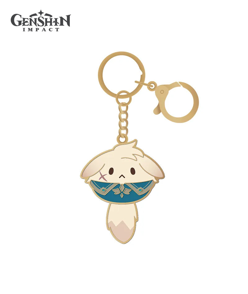 [Official Merch] Genshin Impact Tea Party Companion Dodoco Metal Keychain