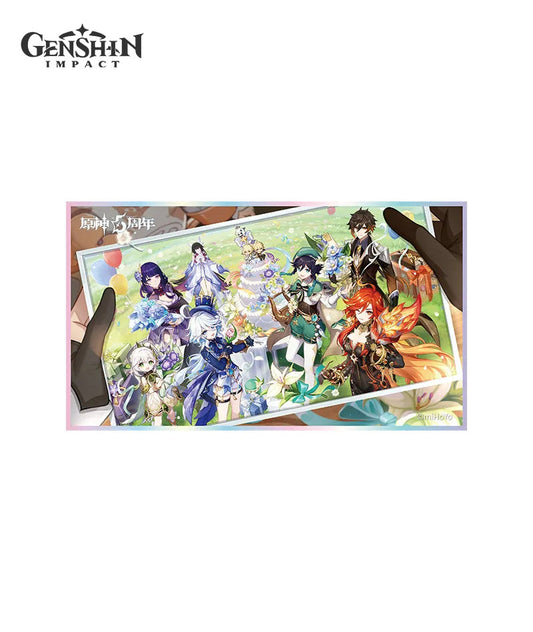 [Official Merch] Genshin Impact 5th Anniversary Shikishi Art Board