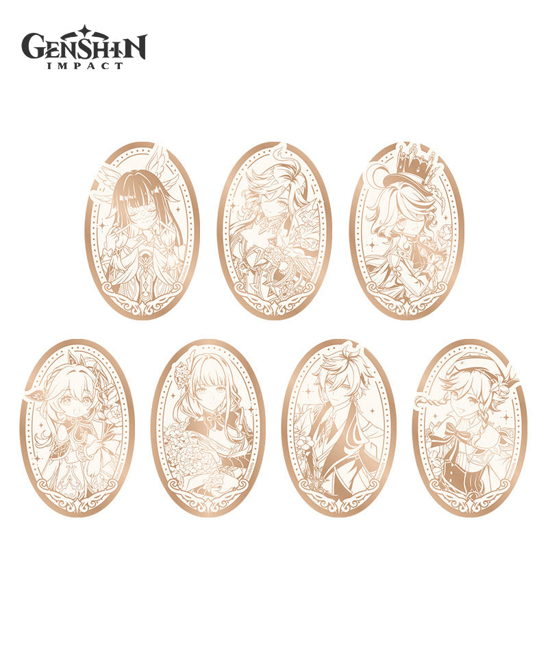 [Official Merch] Genshin Impact 5th Anniversary Mirror Badge