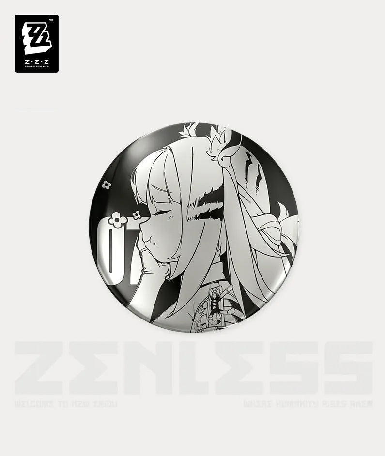 [Official Merch] Zenless Zone Zero Temporal Frequencies Series Mirror Metal Badge
