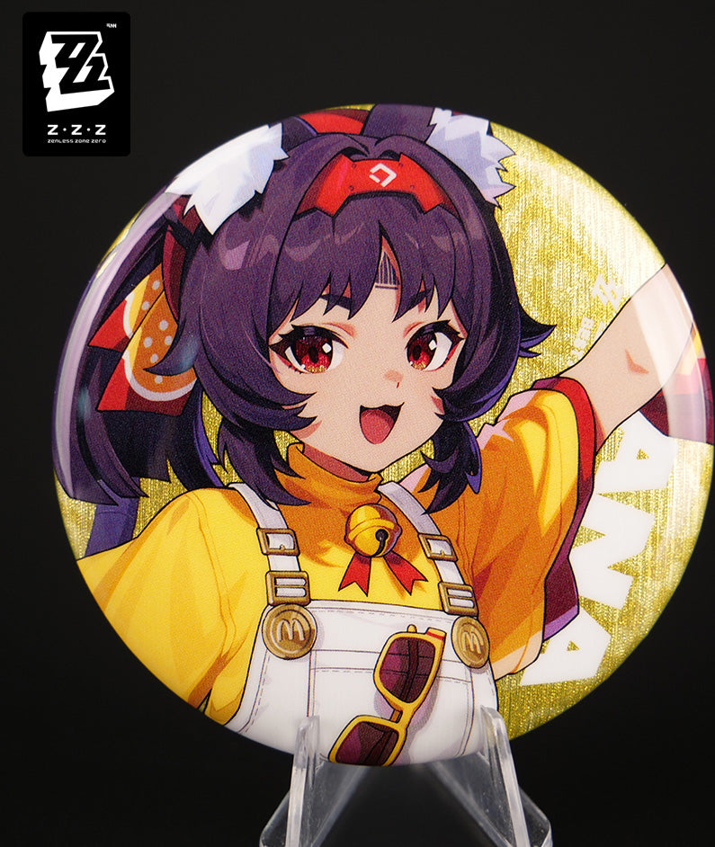 Zenless Zone Zero x McDonald Collaboration Merch: Badges & Bangboo Keychain