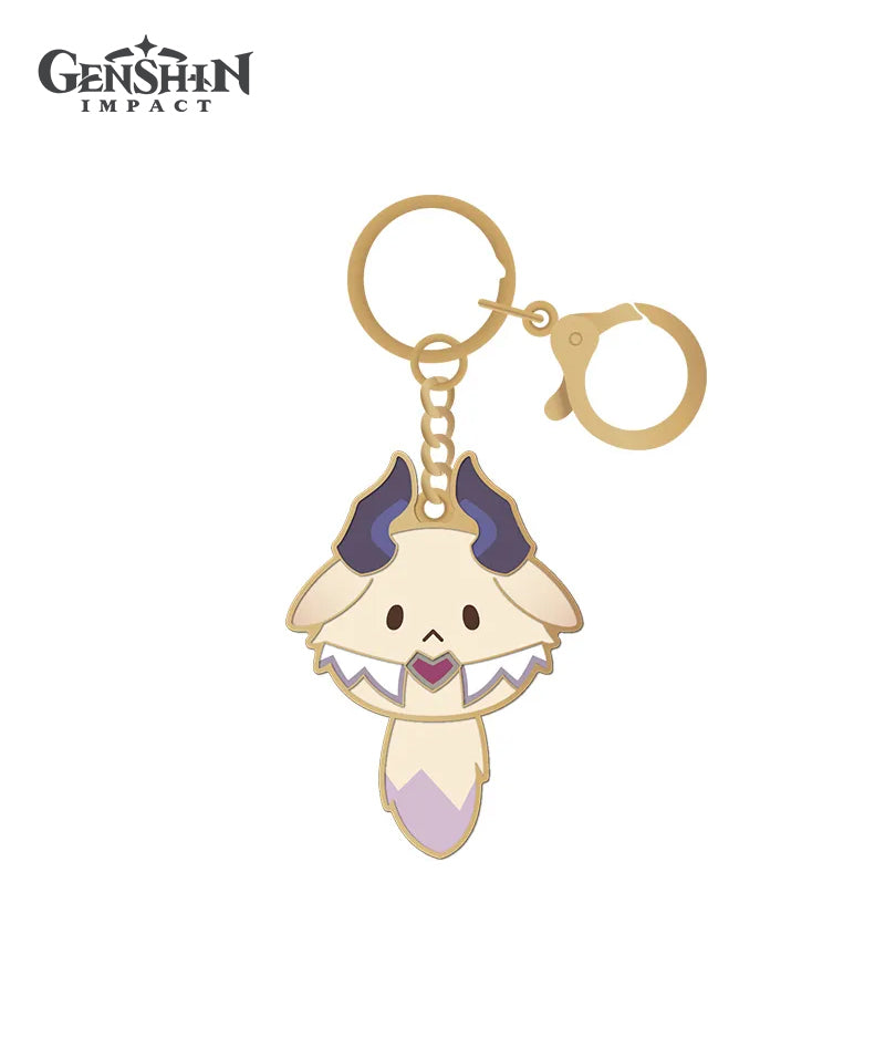 [Official Merch] Genshin Impact Tea Party Companion Dodoco Metal Keychain