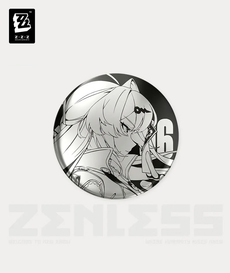 [Official Merch] Zenless Zone Zero Temporal Frequencies Series Mirror Metal Badge