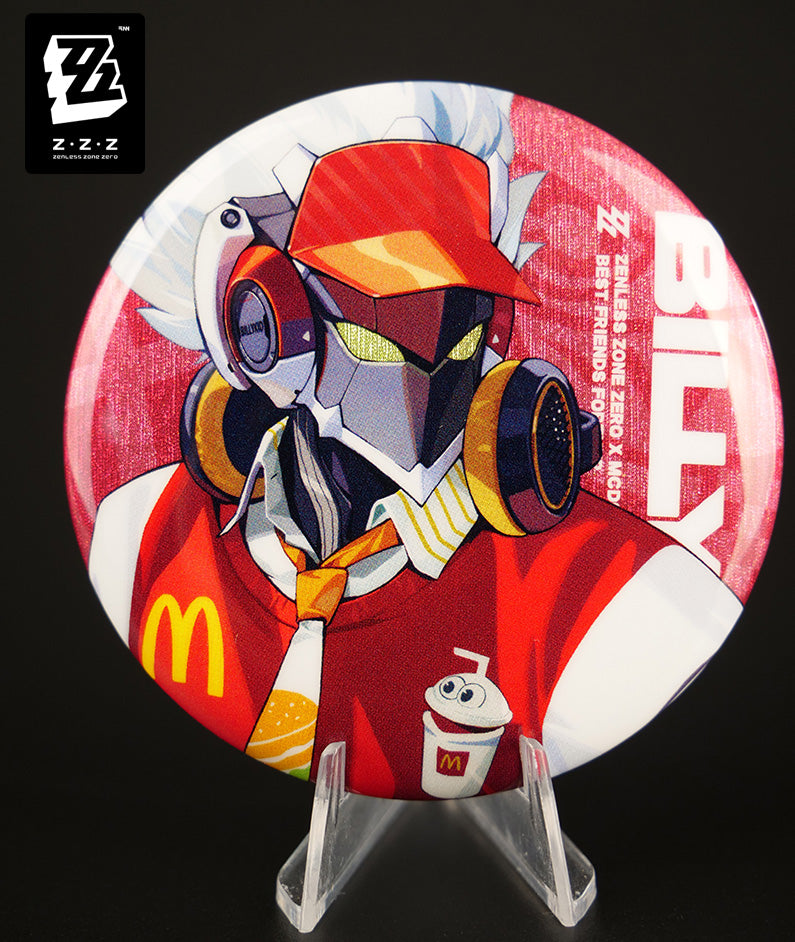 Zenless Zone Zero x McDonald Collaboration Merch: Badges & Bangboo Keychain