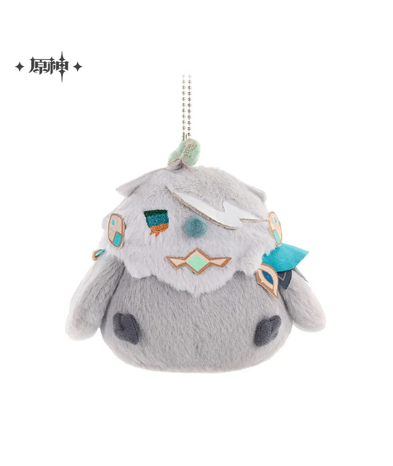 [Official Merch] Genshin Sumeru Chibi Animal Onigiri Plush Keychains - Wanderer & Kaveh
