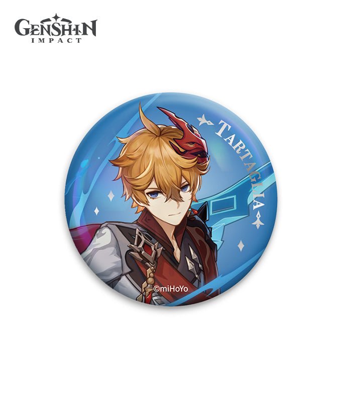 [Official Merchandise] Genshin Impact Character Art Glitter Badges