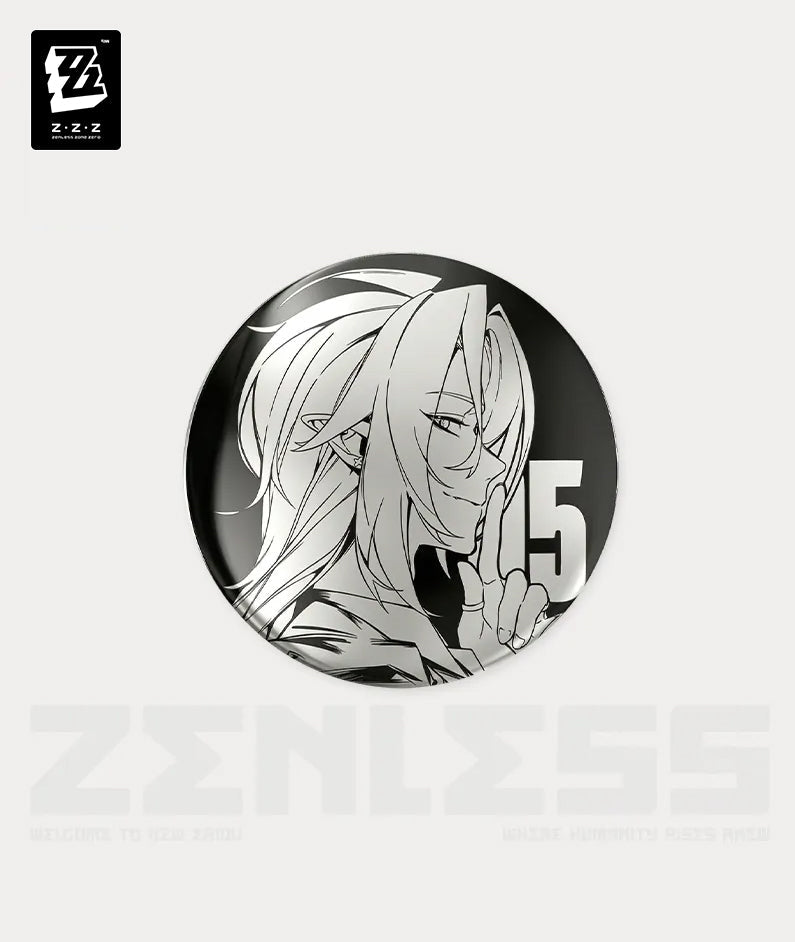 [Official Merch] Zenless Zone Zero Temporal Frequencies Series Mirror Metal Badge