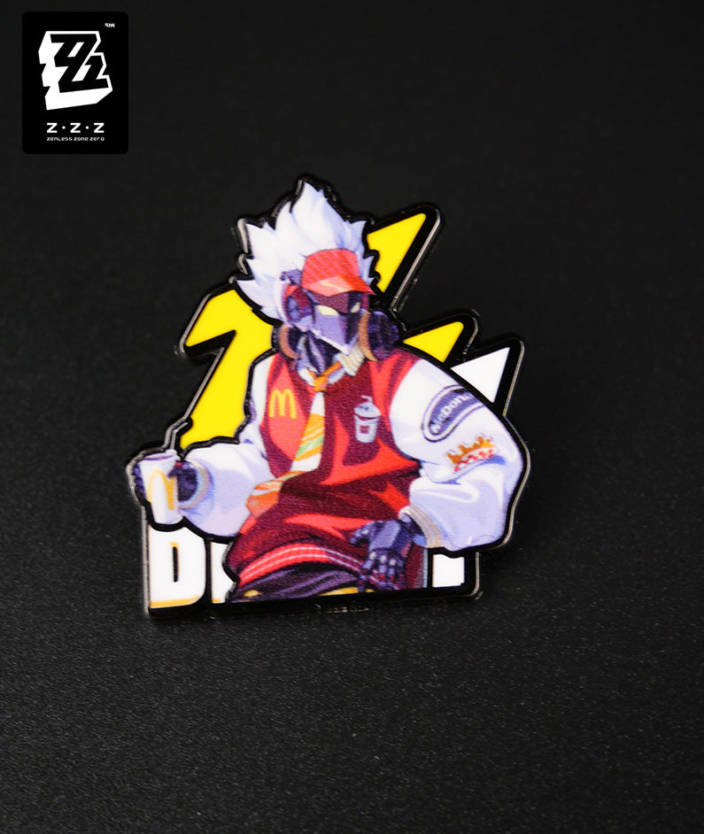 Zenless Zone Zero x McDonald Collaboration Merch: Badges & Bangboo Keychain