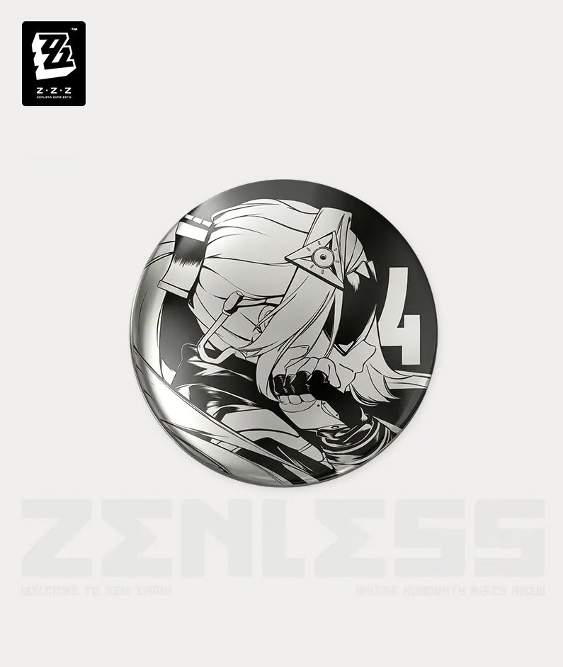 [Official Merch] Zenless Zone Zero Temporal Frequencies Series Mirror Metal Badge