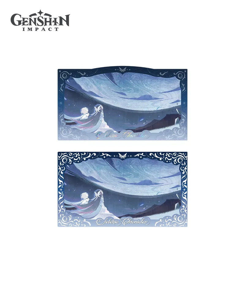 [Official Merch] Columbina Selenic Chronicles Badge & Commemorative Card Set