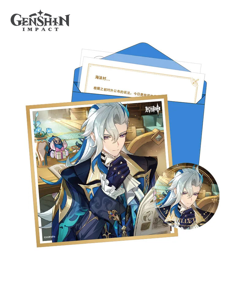 [Official Merchandise] Genshin Impact Fontaine Character Day of Destiny Birthday Series Gift Box Set
